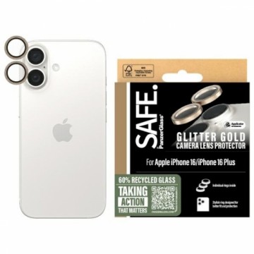 SAFE by PanzerGlass iPhone 16 6.1" | 16 Plus 6.7" Lens Protector złoty|glitter gold SAFE95894