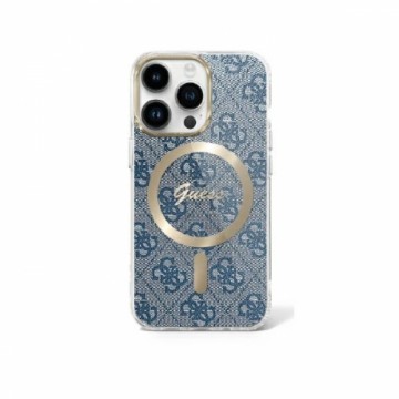 Guess GUHMP16SH4STB iPhone 16 6.1" niebieski|blue hardcase IML 4G MagSafe