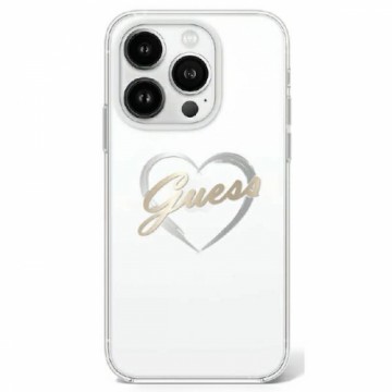 Guess GUHCP16XHCHGSPT iPhone 16 Pro Max 6.9" przeźroczysty|transparent hardcase IML Heart