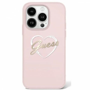 Guess GUHCP16XHCHGSPP iPhone 16 Pro Max 6.9" różowy|pink hardcase IML Heart