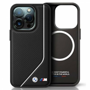 BMW BMHMP16X23PUCPK iPhone 16 Pro Max 6.9" czarny|black hardcase M Perforated Twisted Line MagSafe