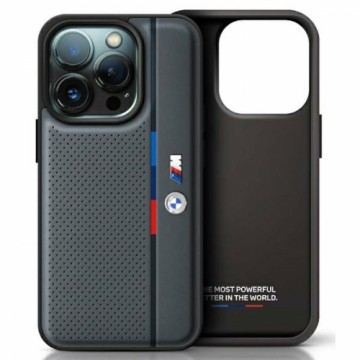 BMW BMHCP16X23PUPVA iPhone 16 Pro Max 6.9" antracyt|anthracite hardcase M Perforated Tricolor Detail Line