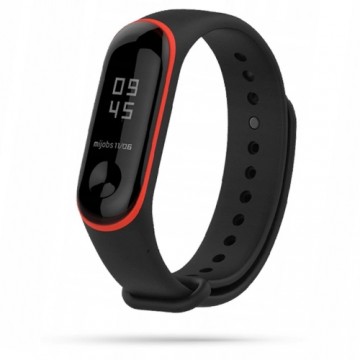 Tech-Protect Smooth case for Xiaomi Mi Band 3|4 - black and red