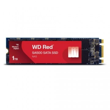 SSD|WESTERN DIGITAL|Red SA500|1TB|M.2|SATA 3.0|Write speed 530 MBytes/sec|Read speed 560 MBytes/sec|2.38mm|TBW 600 TB|MTBF 2000000 hours|WDS100T1R0B