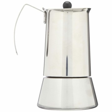 Italian Coffee Pot Monix Eterna  Grey Stainless steel