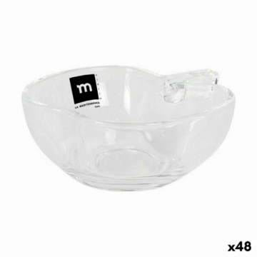 Bowl La Mediterránea Capricho Apple Glass 11,4 x 10,3 x 4,5 cm (48 Units)