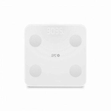 Digital Bathroom Scales SPC ATENEA FIT 3 White Tempered Glass 180 kg 50 x 50 x 28 cm