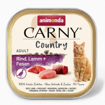 ANIMONDA Carny Country Beef, Lamb + Pheasant - wet cat food - 100 g