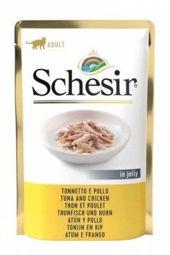 SCHESIR in jelly Tuna with chicken - wet cat food - 85 g