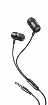 XO wired earphones EP64 jack 3,5 mm black