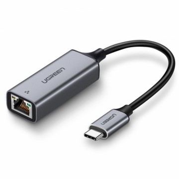 Adapteris UGREEN ar USB-C - RJ45 savienotājiem , Gigabit Ethernet (pelēks)