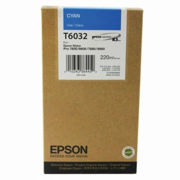 Oriģinālais Tintes Kārtridžs Epson GF Stylus Pro 7880/9880 Ciānkrāsa