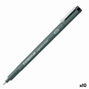 Фетр Staedtler Pigment Line Чёрный (10 штук)