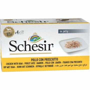 Agras Pet Foods SCHESIR Chicken with ham in jelly - wet dog food - 4 x 85g