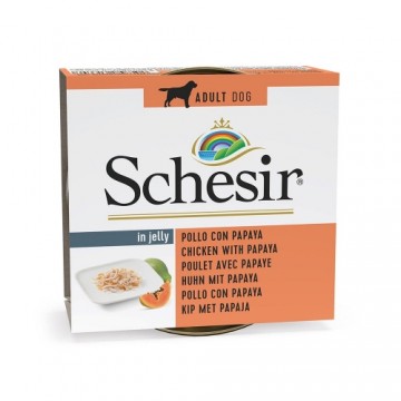 Agras Pet Foods SCHESIR Chicken with papaya in jelly - wet dog food - 150g