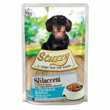 Agras Pet Foods STUZZY Sfilaccetti with white fish meat - wet dog food - 100g