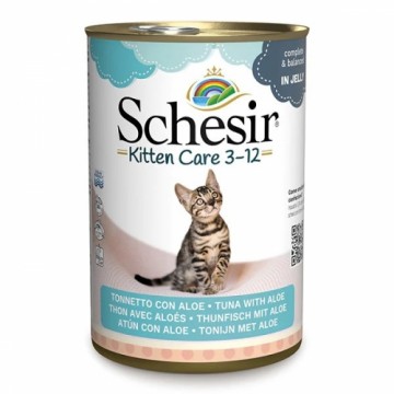 SCHESIR Tuna with aloe in jelly - wet food for kittens - 140g