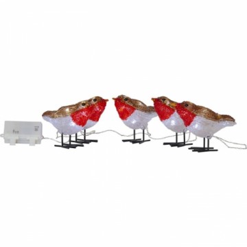 Dekors Crystalo Bird 5gab. BO 40LED 130cm 10x7cm