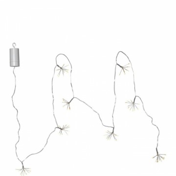 8LED diožu virtene Dew Drop Bouque BO sudraba 210cm