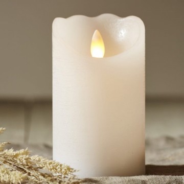 LED svece PILLAR CANDLE h12.5cm