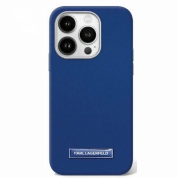 Karl Lagerfeld KLHMP16LPGMSRPB iPhone 16  Pro 6.3" niebieski|blue hardcase FW Metal Plate MagSafe