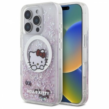 Hello Kitty HKHMP16XLSWKH iPhone 16 Pro   Max 6.9" biały|white hardcase Liquid Glitter Sweet Kitty Bows MagSafe