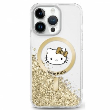 Hello Kitty HKHMP16XLGDIH iPhone 16 Pro   Max 6.9" biały złoty|white gold hardcase Liquid Glitter Fever MagSafe