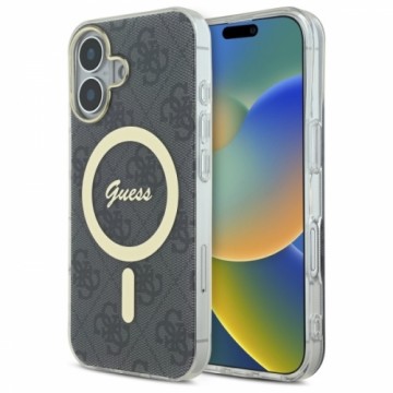 Guess GUHMP16MH4STK iPhone 16 Plus 6.7"   czarny|black hardcase IML 4G MagSafe