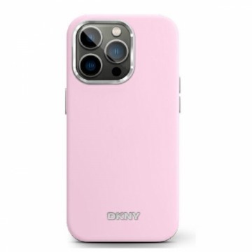 DKNY DKHMP16XSMCHLP iPhone 16 Pro Max     6.9" różowy|pink hardcase Liquid Silicone Small Metal Logo MagSafe