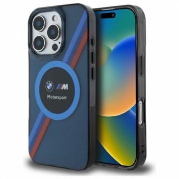 BMW BMHMP16X23HTPUV iPhone 16 Pro Max     6.9" granatowy|navy hardcase Motosport IML Circle MagSafe