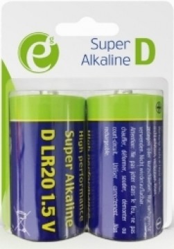 Energenie Alkaline D LR20 2-pack