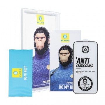 BlueO 5D Mr. Monkey Glass aizsargstikls pilnam ekrānam Apple iPhone 16 Pro melns