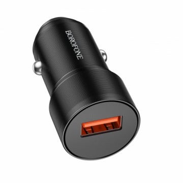 OEM Borofone Car charger BZ19A Wisdom - USB - QC 3.0 18W black