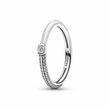 Sieviešu Gredzens Pandora PAVE & WHITE DUAL - RING - SIZE 56