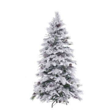 Bigbuy Christmas Jaungada eglīte Balts Zaļš PVC Metāls Polietilēns 150 cm