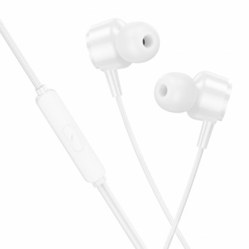 Borofone Earphones BM94 Sonar with microphone Type C white