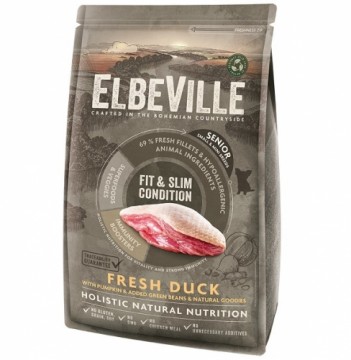 Dry food for dogs - ELBEVILLE Senior Mini Fresh Duck Fit and Slim Condition 1,4 kg