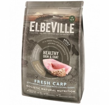 Dry food for dogs - ELBEVILLE Adult All Breeds Fresh Carp Healthy Skin and Coat 1,4 kg