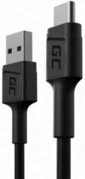 Green Cell GC PowerStream Fast Charging Ultra Charge USB-A Male - USB-C Male Cable 30cm