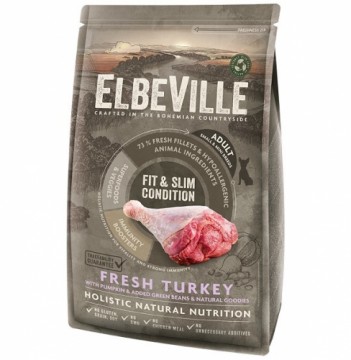 Dry food for dogs - ELBEVILLE Adult Mini Fresh Turkey Fit and Slim Condition 1,4 kg