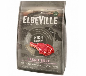 Dry food for dogs - ELBEVILLE Adult All Breeds Fresh Beef High Energy 4 kg