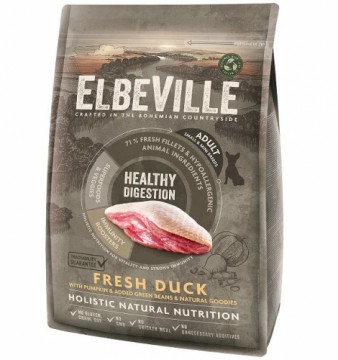 Sausa barība suņiem - ELBEVILLE Adult Mini Fresh Duck Healthy Digestion 20 kg