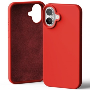 Mercury Silicone iPhone 16 Plus 6,7" czerwony|red