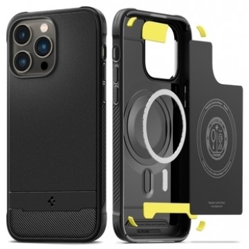 Spigen Rugged Armor MAG iPhone 15 Pro 6,1" Magsafe czarny|matte black ACS06703