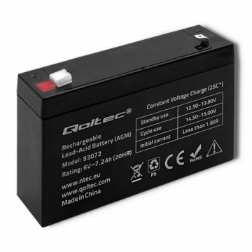 Аккумулятор для Система бесперебойного питания Qoltec 53072 7200 mAh 6 V