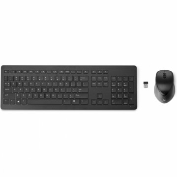 Клавиатура и мышь HP 3M165AA Испанская Qwerty Чёрный Bluetooth