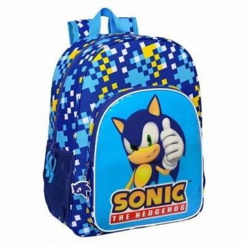 School Bag Sonic 33 x 42 x 14 cm Blue