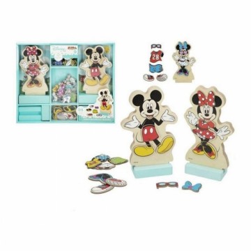 Izglītojošā Spēle Disney Magnētisks Drēbes 54 Daudzums 34 x 28 cm Koks