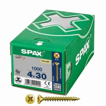 Box of screws SPAX Yellox Z2 Flat head 4,0 x 30 mm 1000 Unidades