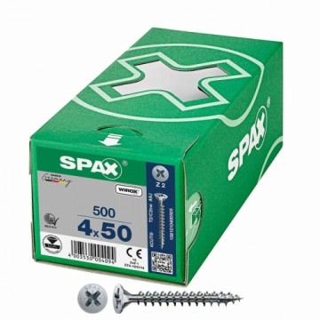 Skrūvju kaste SPAX Wirox Z2 Plakana galva 4,0 x 50 mm 500 gb.